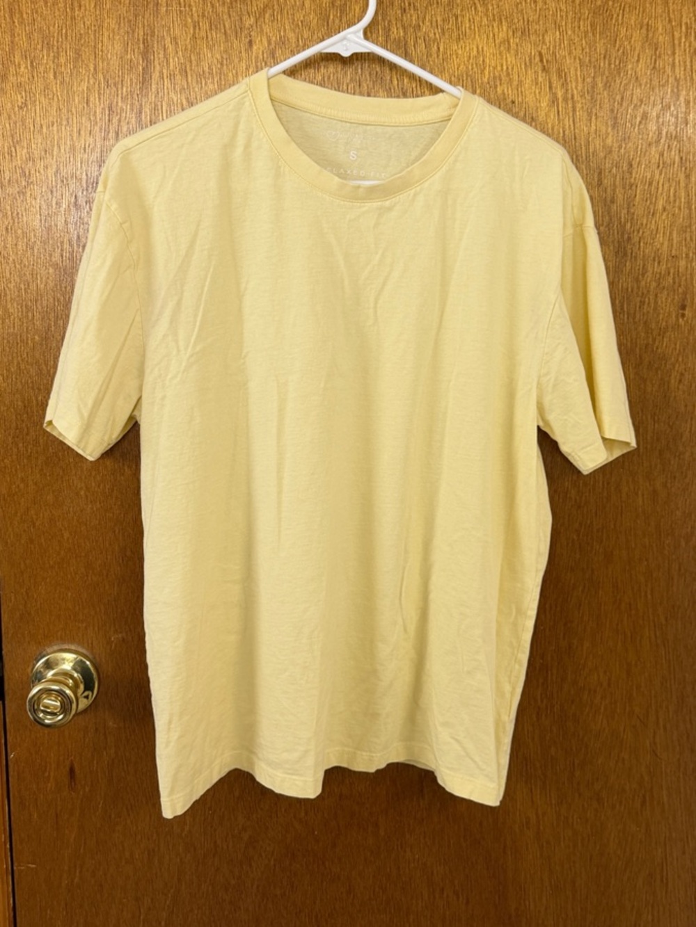 Yellow Short Sleeve Men's T-Shirt